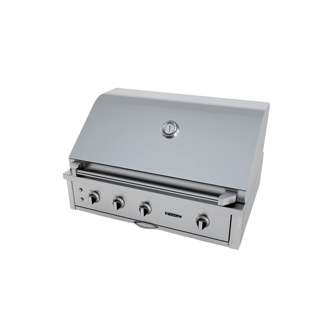 40'' Precision Built-In Open Grill BBQ with Solid Flat Plate - ACG40RBI.1N/L (Ex-Display)