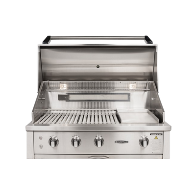 40'' Precision Built-In Open Grill BBQ with Solid Flat Plate - ACG40RBI.1N/L (Carton Damage)